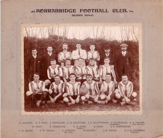 Horrabridge Rangers Team 1909-10 - Click for Enlargement